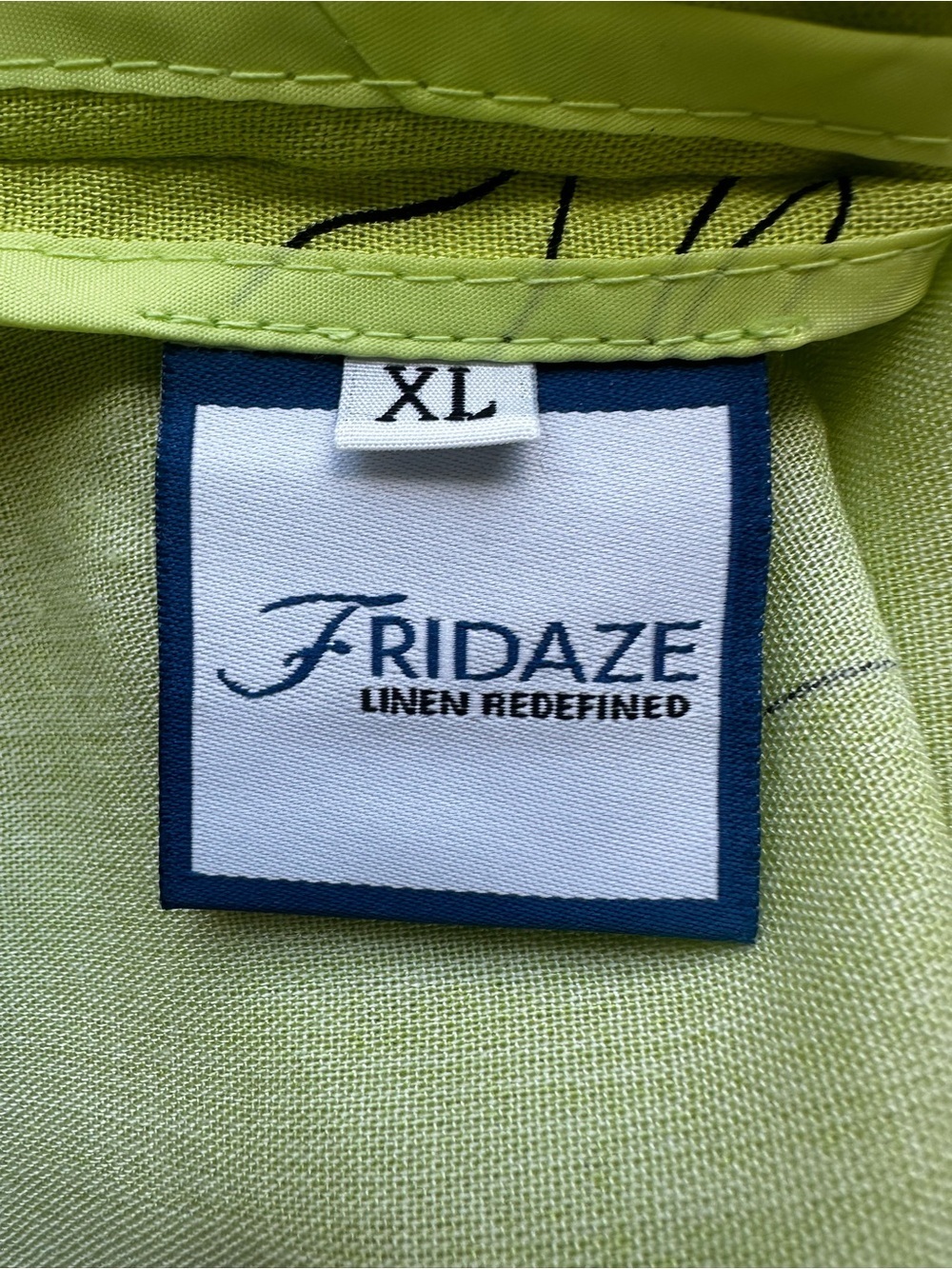 Fridaze Linen Redefined Hope Linen Blouse (XL) - Picture 7 of 8